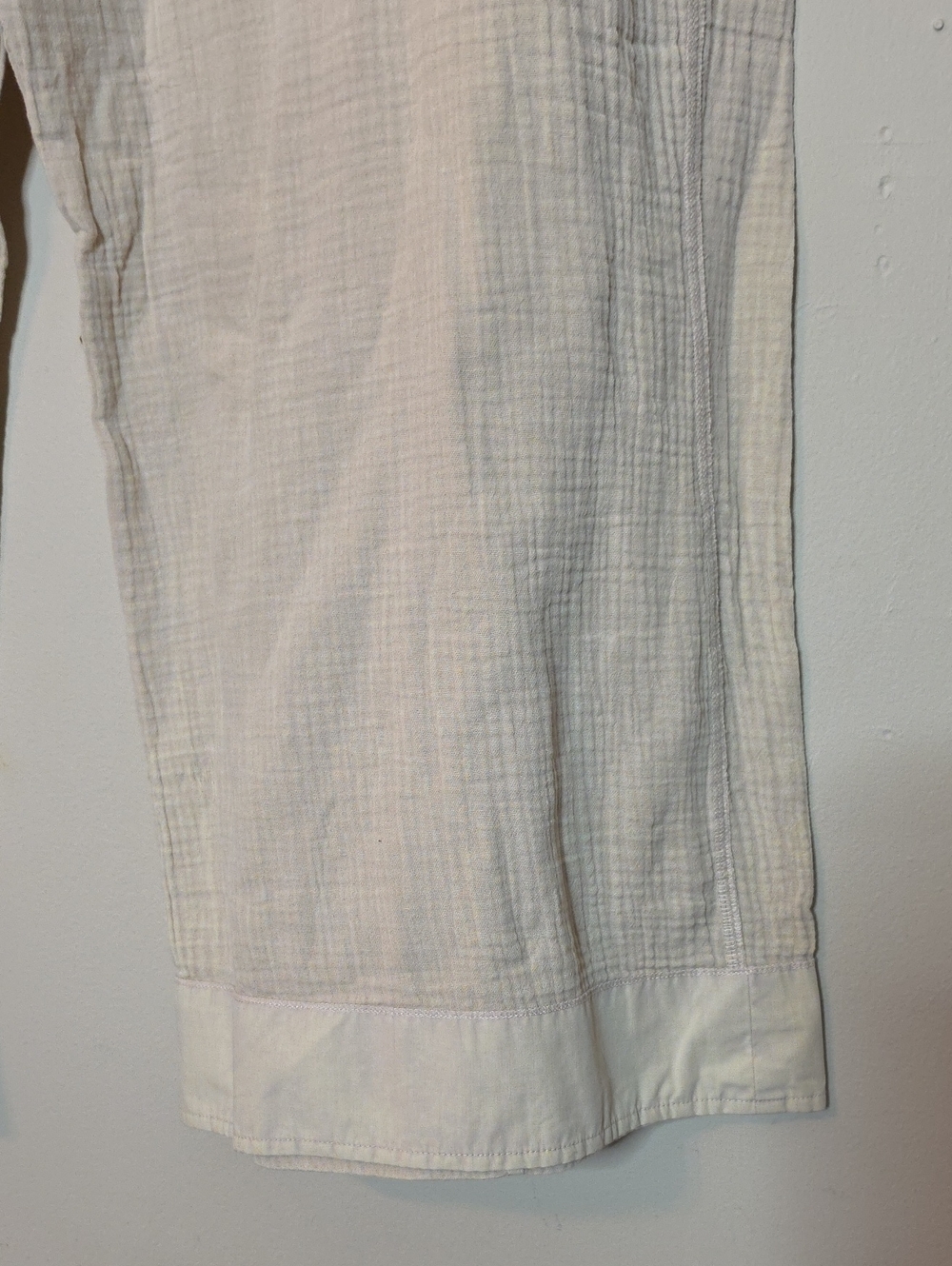 Zenana Double Gauze Washed Wide Leg Overalls Patch Pockets Sand Beige - Picture 6 of 8